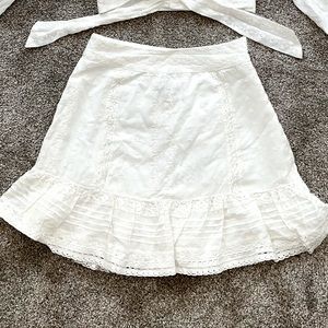 Urban Outfitters Eyelit Mini Skirt Size XS NWT